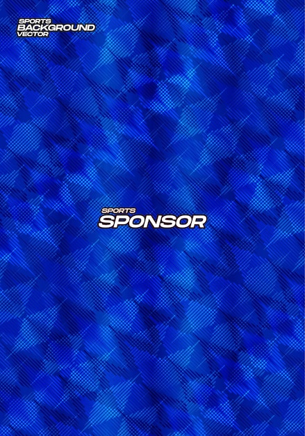 Vector Background Elegant Blue Lines for Sport Jersey Sublimation Pattern Texture