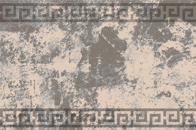 Vector background in grunge style ancient ethnic pattern