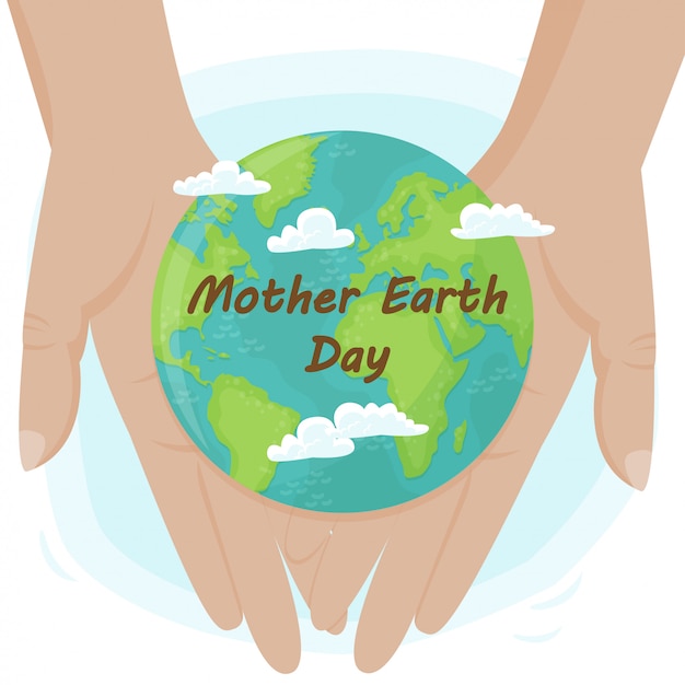 Vector vector background for international earth day