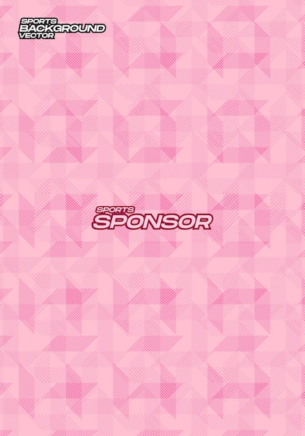 Векторный фон Светлый розовый геометрический для спортивной футболки Сублимационная текстура