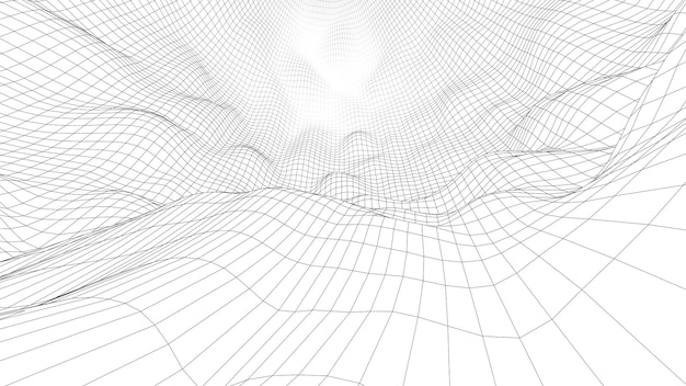 Vector background of lines and segments. black and white