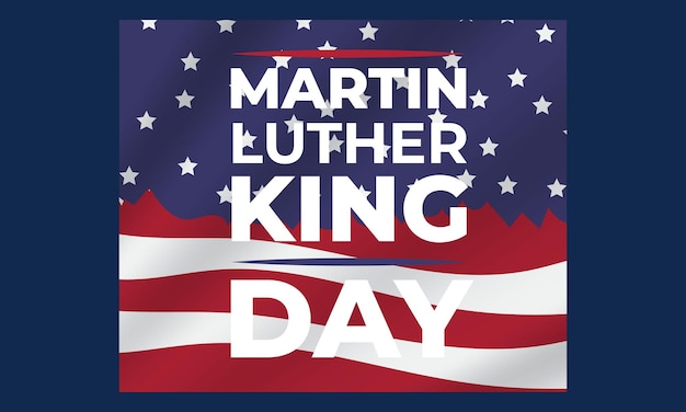 vector background for martin luther king jr day