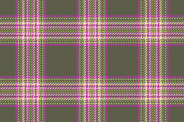 Vector vector background plaid of texture check tartan with a seamless fabric textile pattern in pastel and violet colors