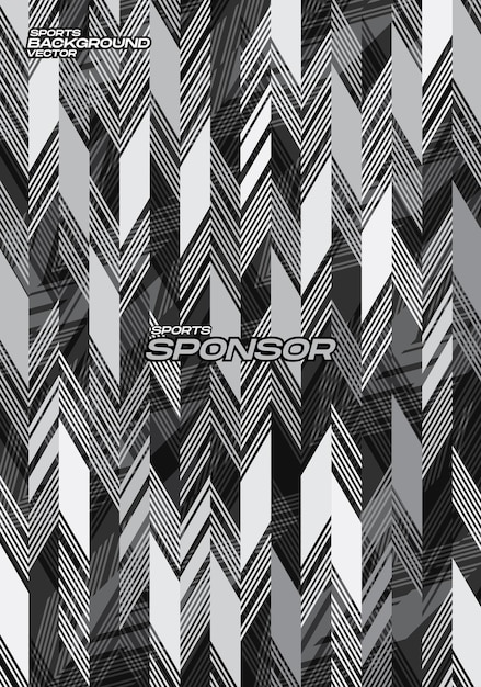 Vector Background Seamless Black Grey Geometric for Sport Jersey Sublimation Pattern Texture