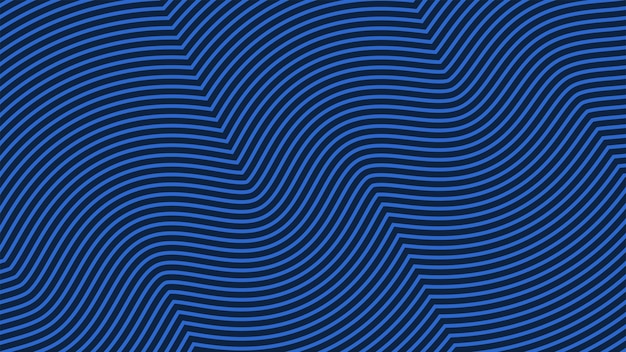 Vector background with blue wavy lines