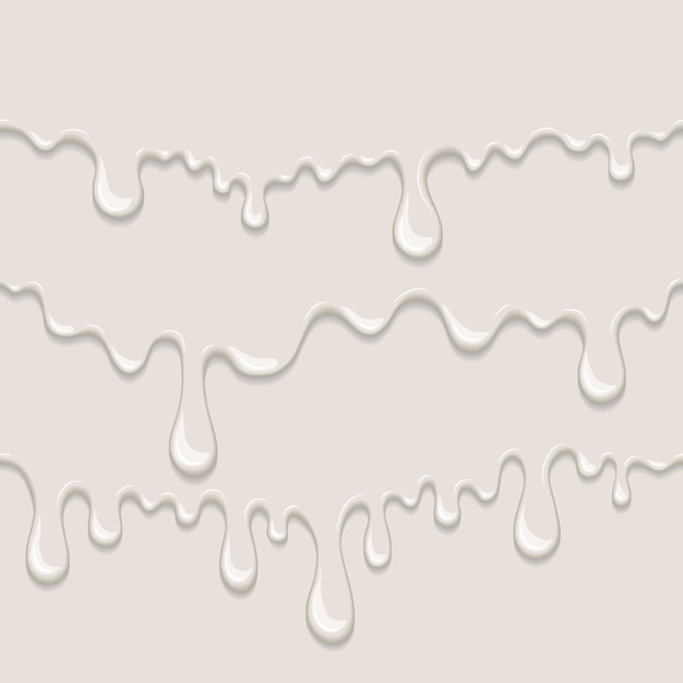 Vector vector background with flow milk