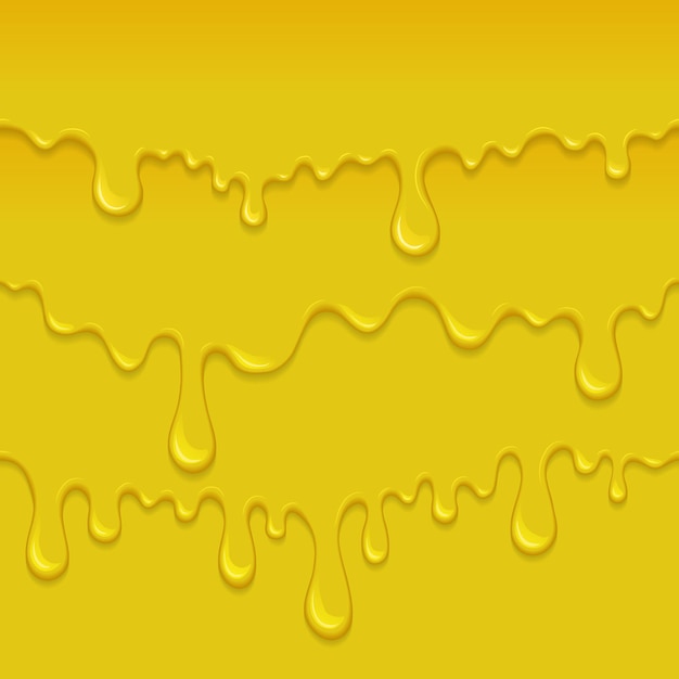 Vector background with flowing honey