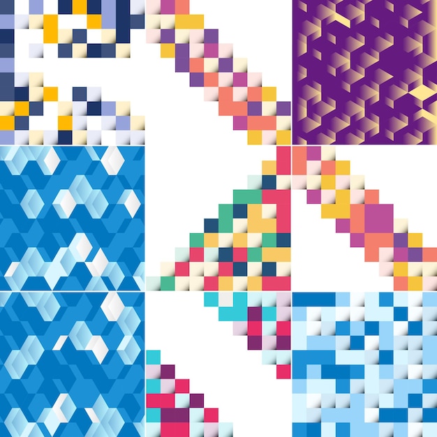 Векторный фон с иллюстрацией абстрактных квадратов, подходящих для использования в качестве фона в плакатах, обложках листовок и брошюрах