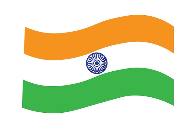 vector background with india flag