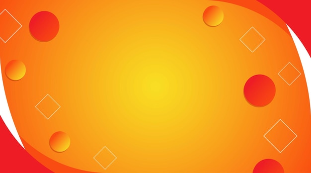 Vector background with red and yellow colors