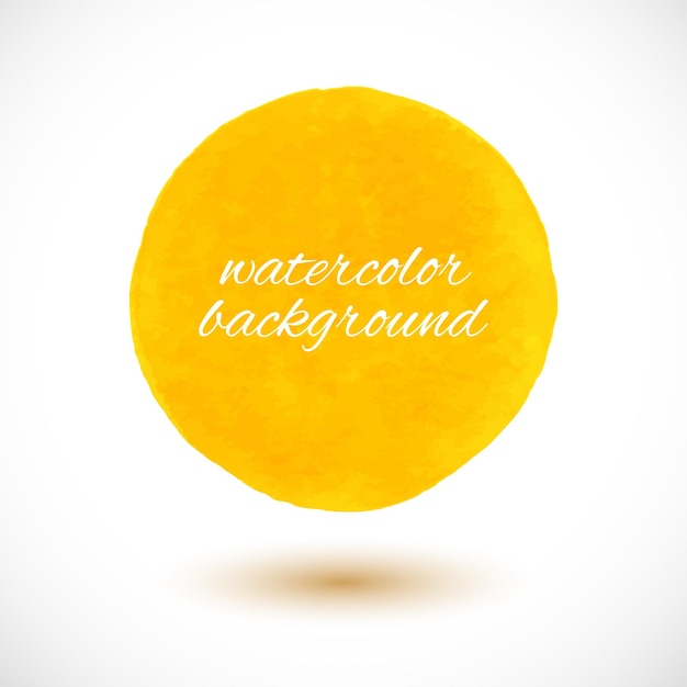 Vector background with watercolor sphere