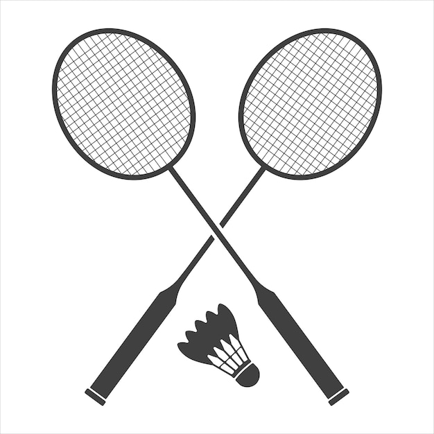 Vector Badminton Badminton Vector Cork Badminton illustration Racket Vector Racket Line Art Out