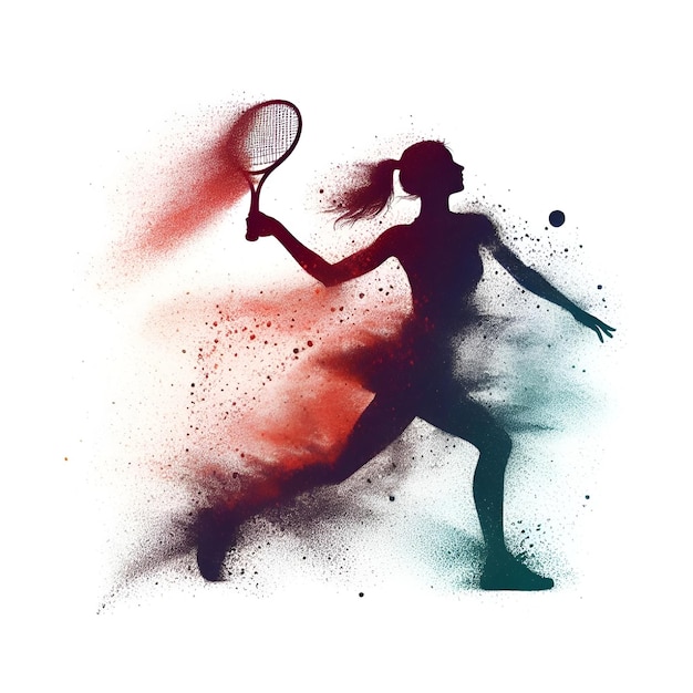 Vector vector badminton logo illustration