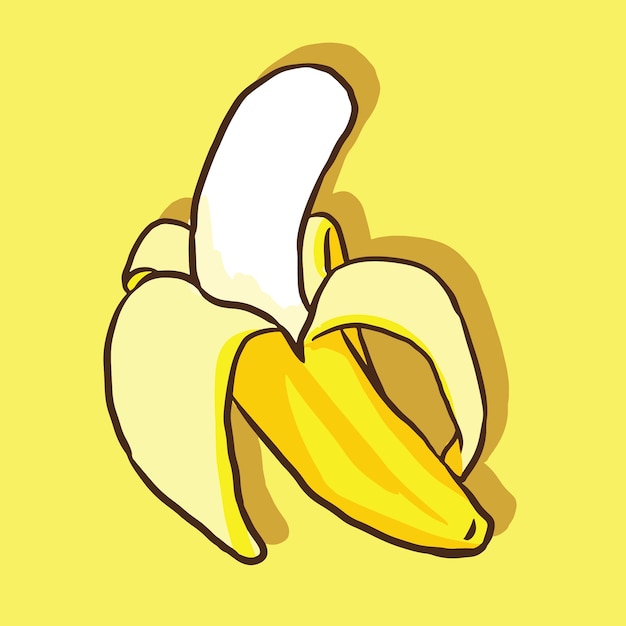 vector banana ripe