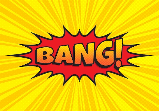 Vector bang bewerkbare tekst-effect