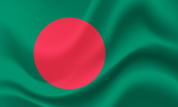 Vector Bangladesh vlag Vlag van Bangladesh Bangladesh vlag illustratie achtergrond