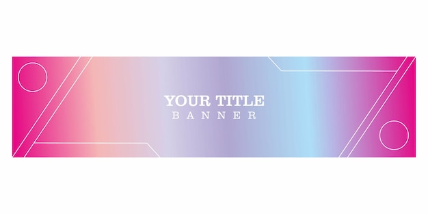 Vector banner linkedin cover facebook stock vector