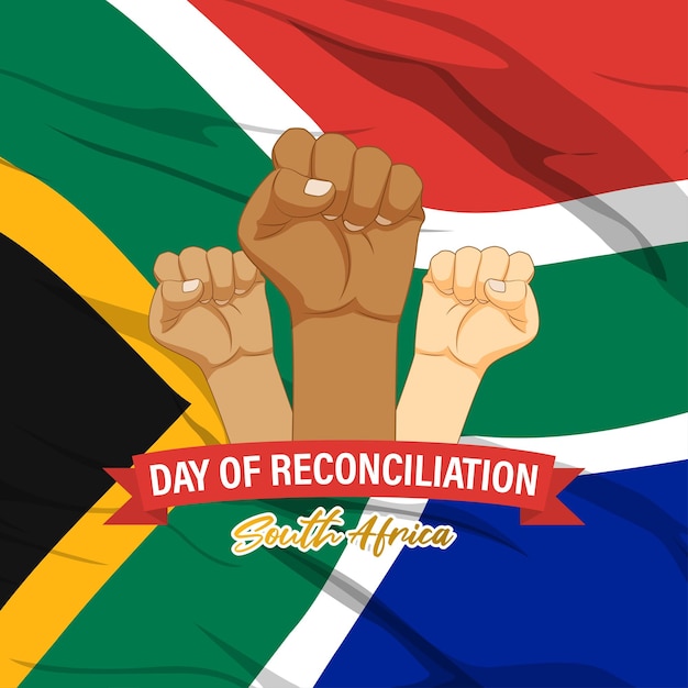 Vector banner of South Africa Reconciliation Day