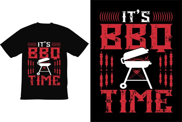 Vettore vector barbeque t shirt design barbecue grafica vettoriale barbecue alla griglia tipografia