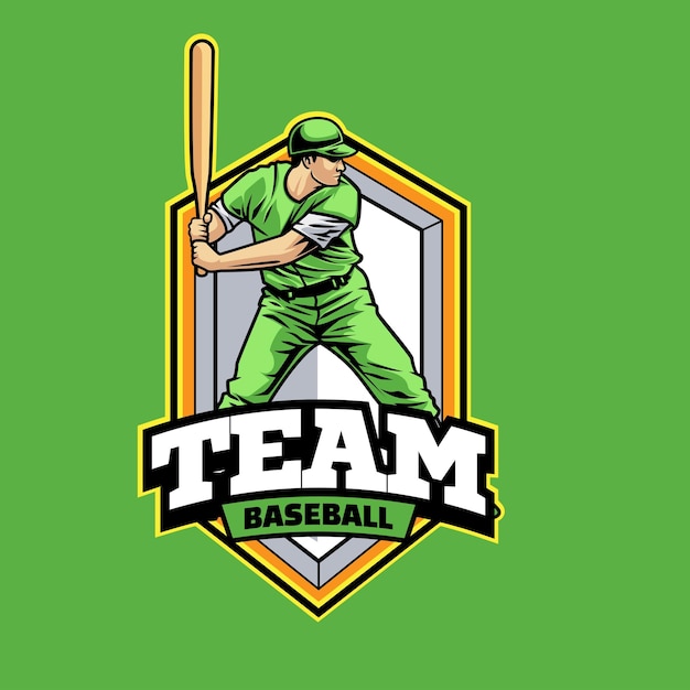 Premium Vector Vector of baseball badge logo team