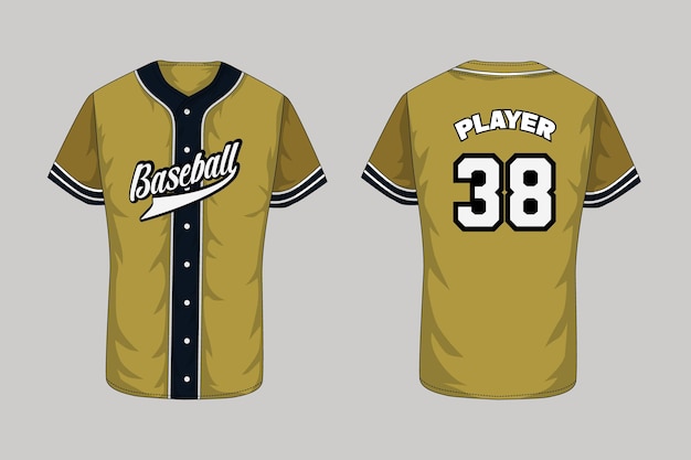 Vector vector baseball tshirt template