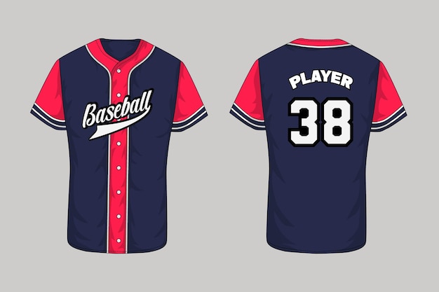 Vector vector baseball tshirt template