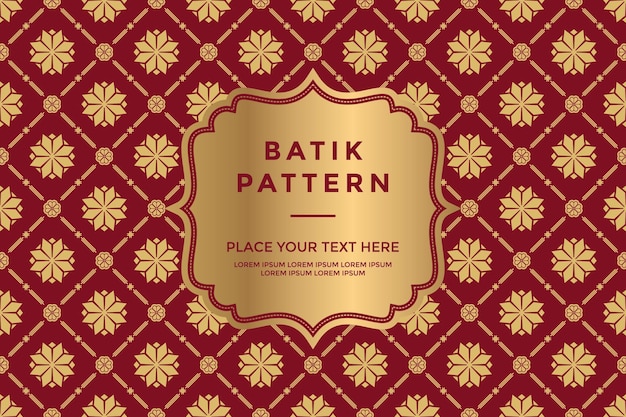 Vector Batik songket pattern traditional background design batik pattern