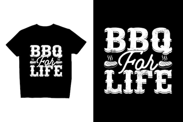 Vector BBQ T-shirt design