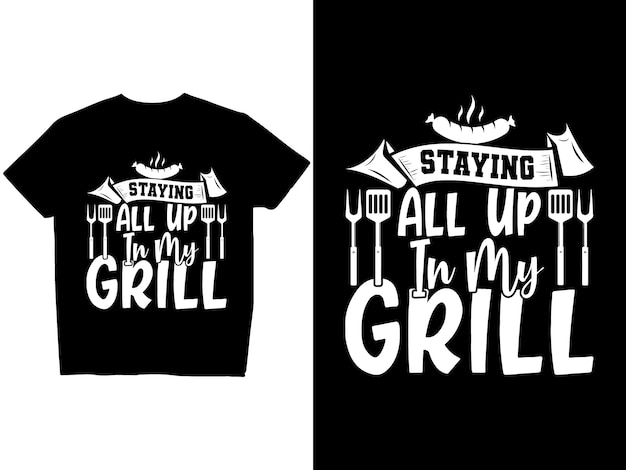 Vector BBQ T-shirtontwerp