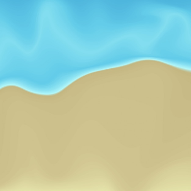 Vector vector beach sand and water abstract painting background