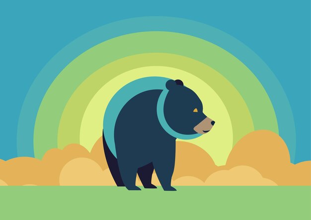 Illustrazione dell'orso vettoriale