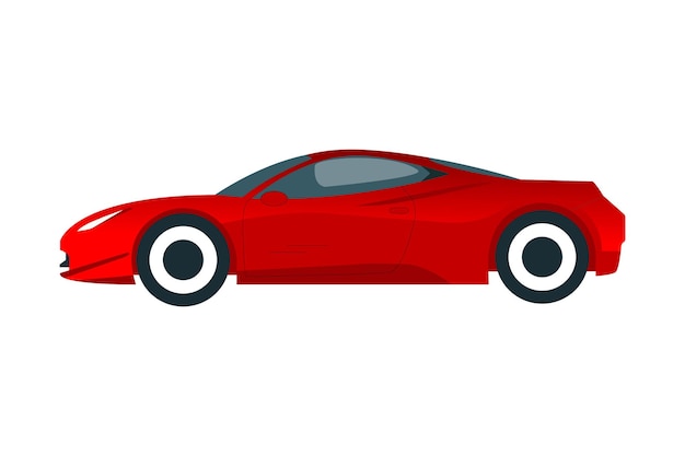 vector beautiful car concept illustration