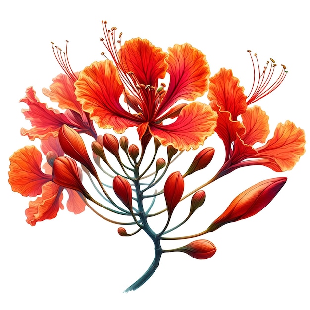 vector beautiful flowers