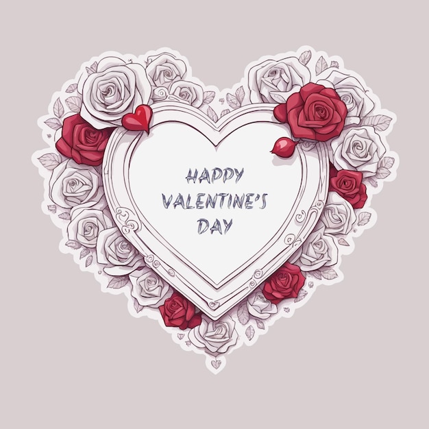 Vector beautiful hearts valentines day greeting card background