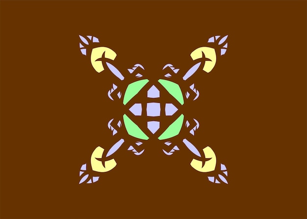 vector beautiful traditional pattern motif