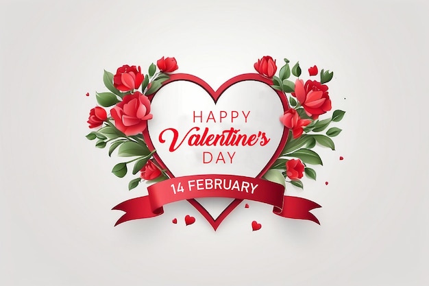 Vector beautiful valentines background logo social media design