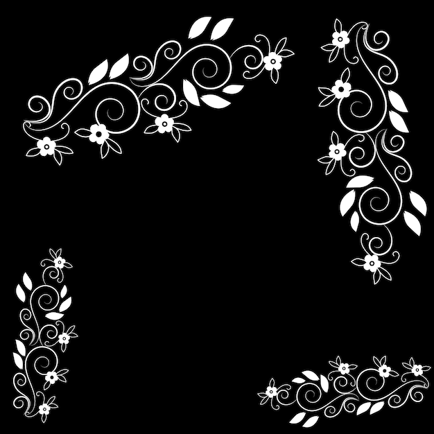 Vector beautiful vintage vector decorative elements and ornaments