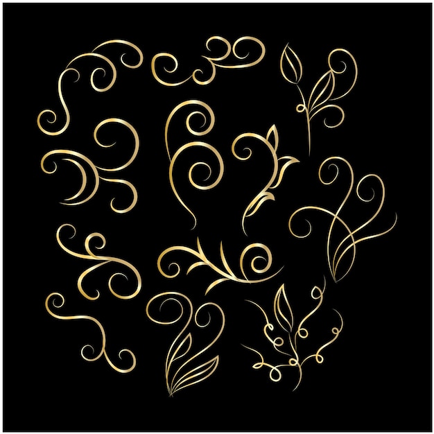 vector beautiful vintage vector decorative elements and ornaments