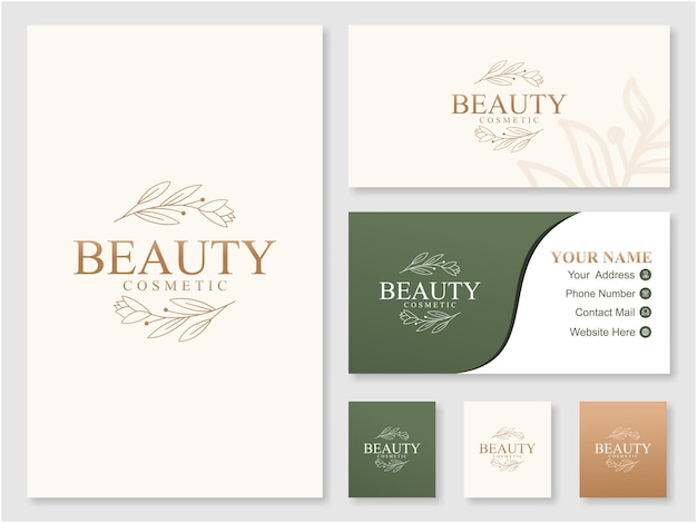 Vector beauty template logo