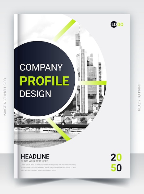 Vector vector bedrijfsboek omslag brochure sjabloon ontwerp