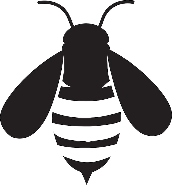 Vector Bee Logo Design voor Honingraat Granen Merken