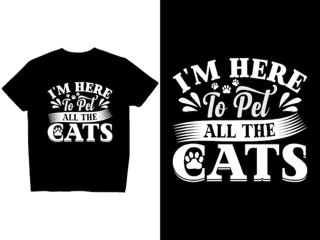 Vector best cat t-shirt design