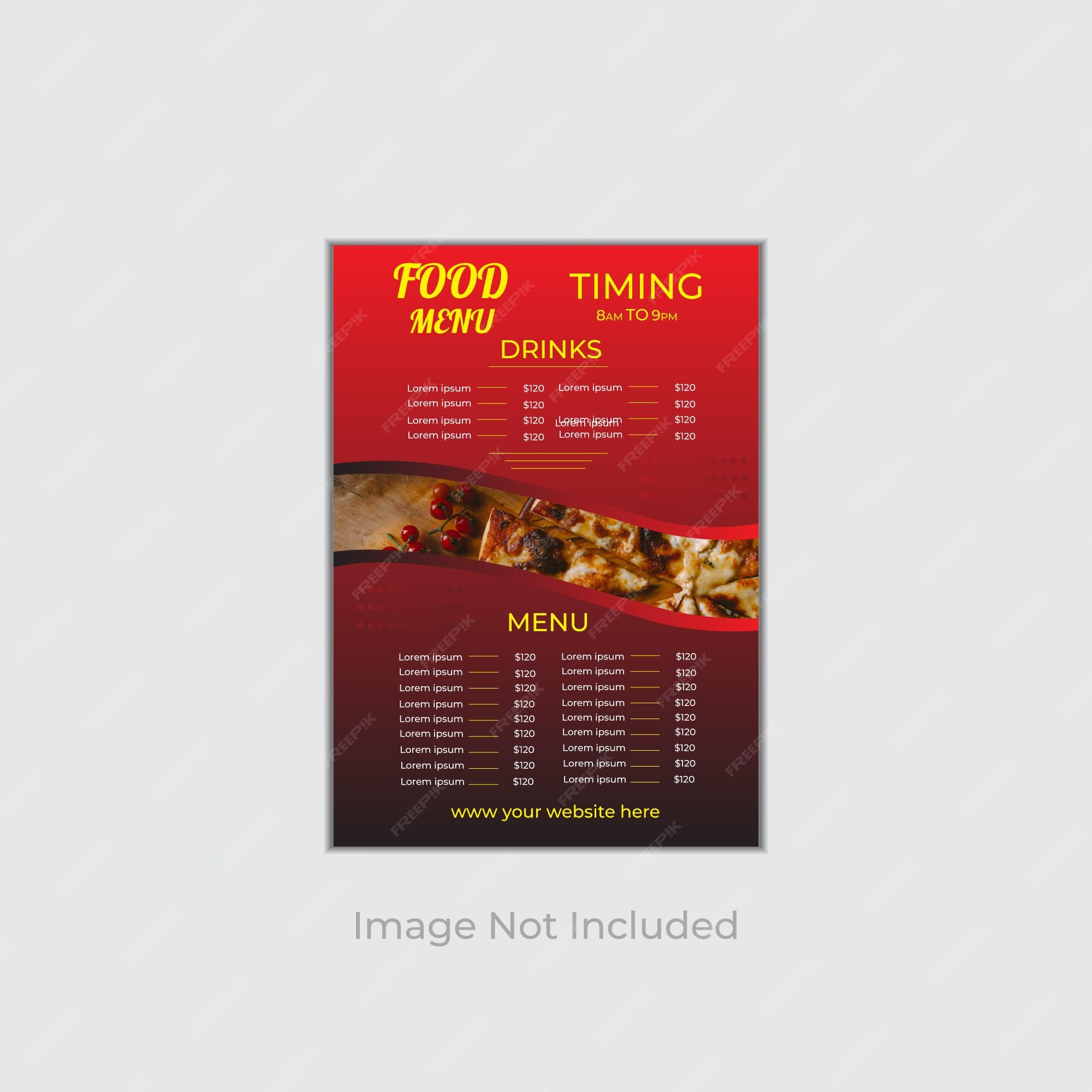 Premium Vector Vector Best Food Menu Template Design For Restaurant premium-vector-vector-best-food-menu-template-design-for-restaurant