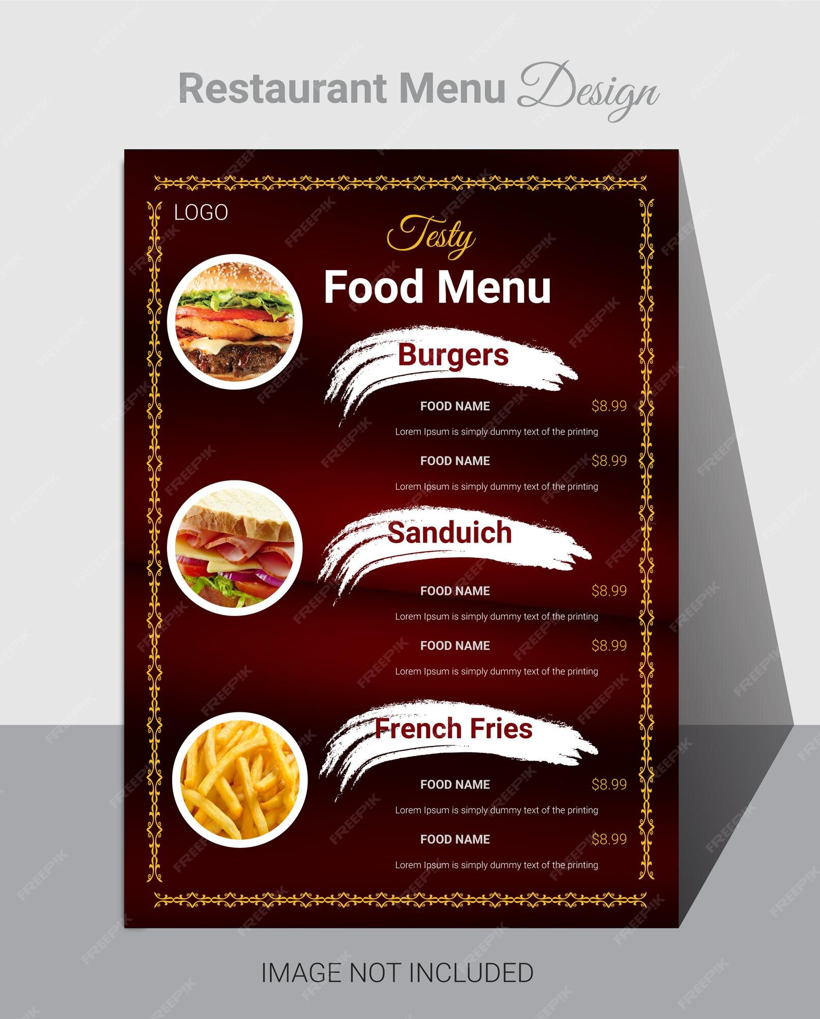 Premium Vector Vector Best Food Menu Template Design For Restaurant premium-vector-vector-best-food-menu-template-design-for-restaurant