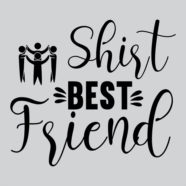 Vector vector best friend forever friendship day