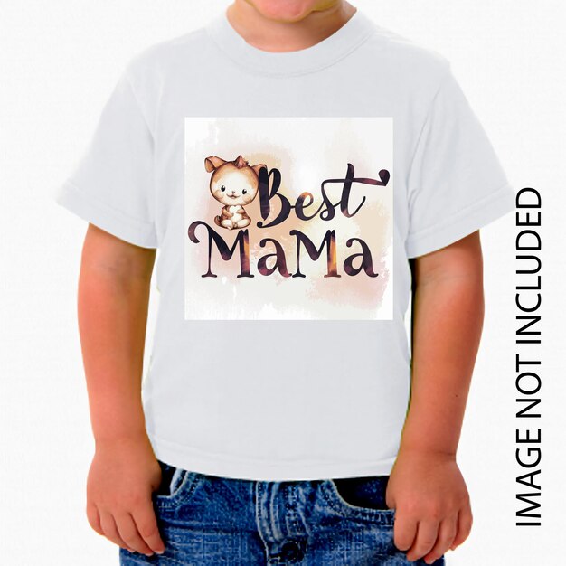 vector best mama t shirt design