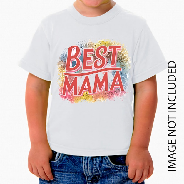 Vector vector beste mama t shirt ontwerp