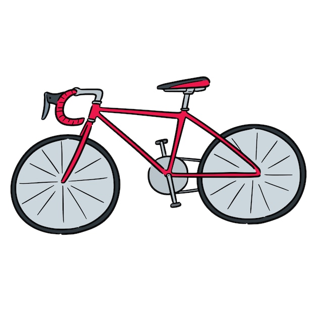 Vector of bicycle