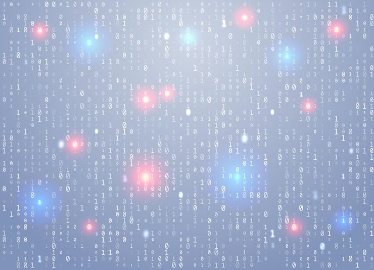 Vector vector binary code background error software vulnerability big data and programming coding hacker