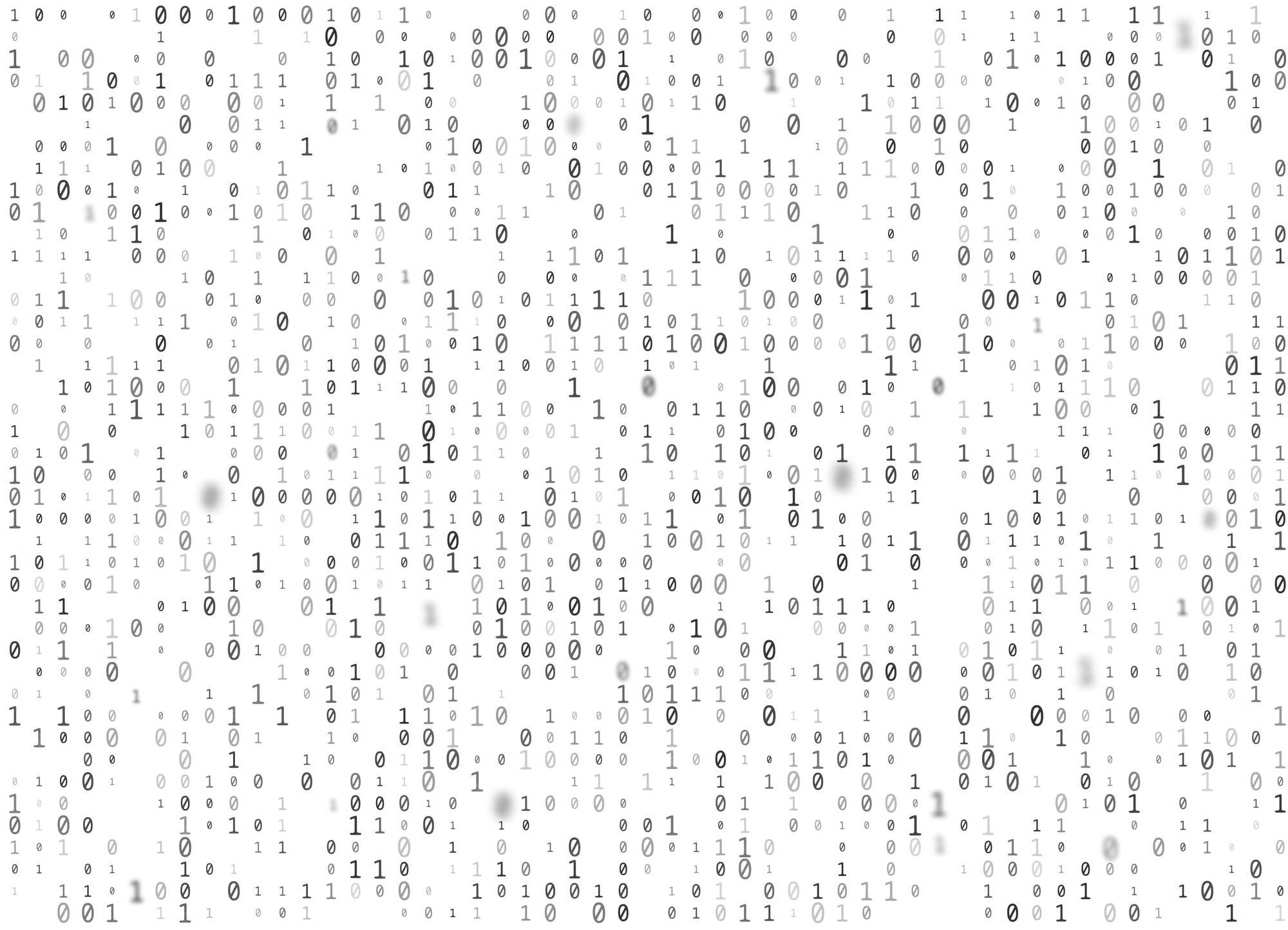 Premium Vector | Vector binary code white seamless background. big data ...